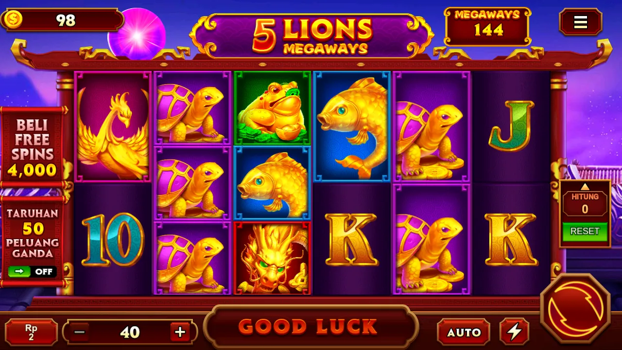 5 Lions Slot MOD